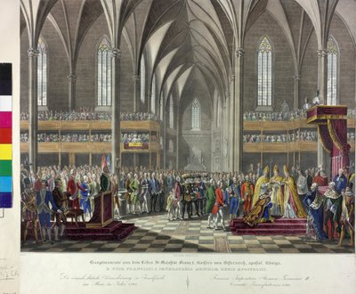 Kejserlig kroning 1792 af Johann Nepomuk Hoechle