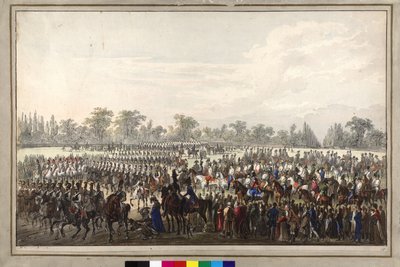 Parade under wienerkonventionen af Johann Nepomuk Hoechle