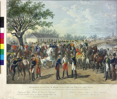 Modtagelse af den allierede monark i Wien 1814 af Johann Nepomuk Hoechle