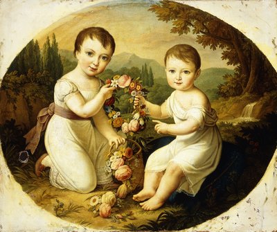 Napoleon og Josephine, 1825 af Johann Nepomuk Hofel