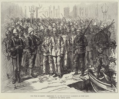 Krigen i Egypten, fanger fra den egyptiske garnison i Port Said af Johann Nepomuk Schonberg