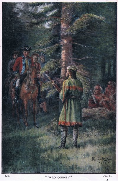 Hvem kommer?, 1910 af Johann Nepomuk Schonberg