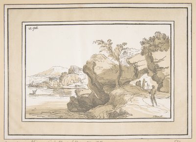 Landskab, ca. 1811. af Johann Nepomuk Strixner