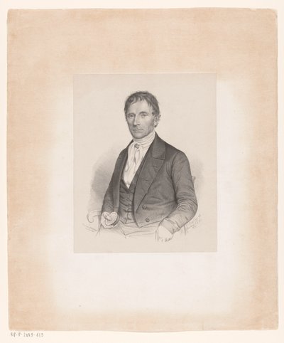 Portræt af baronet Hugo van Beresteyn af Johann Peter Berghaus
