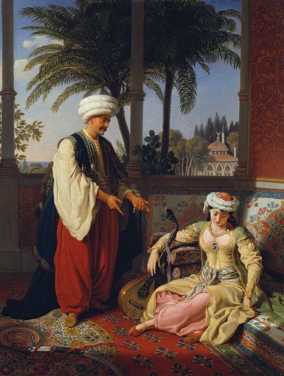 En tyrkisk kvinde (utroskab) af Johann Peter Krafft
