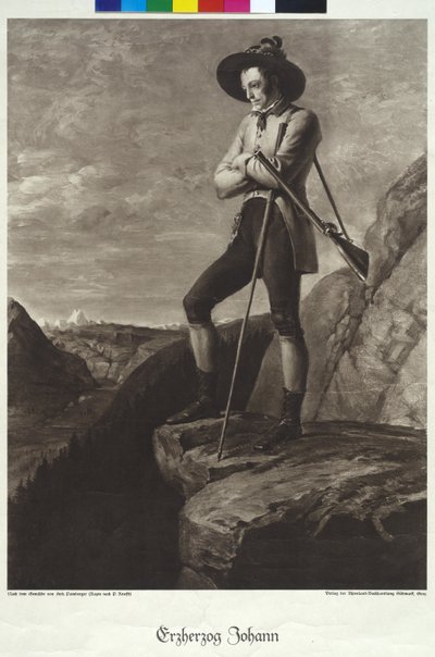 Ærkehertug Johann (print) af Johann Peter Krafft