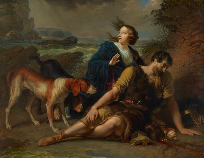 Arindal og Daura af Johann Peter Krafft