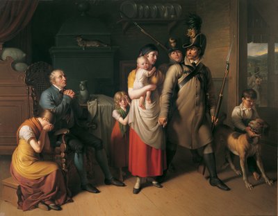 Landwehr-mandens farvel af Johann Peter Krafft
