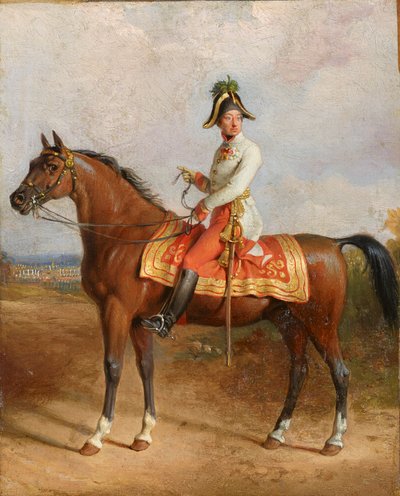 Ærkehertug Carl til hest af Johann Peter Krafft