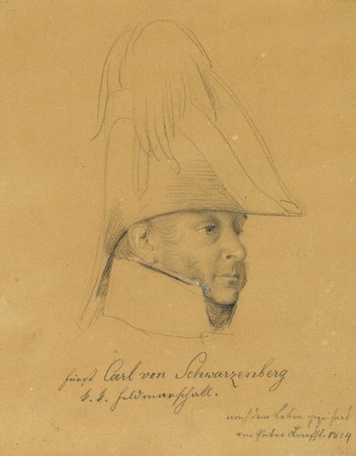 Prins Carl von Schwarzenberg af Johann Peter Krafft