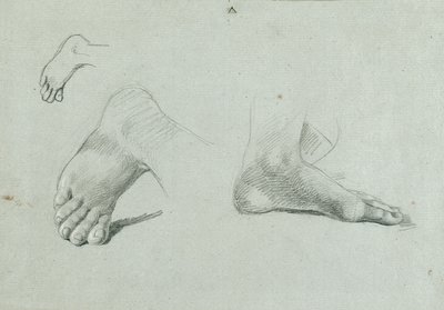 fodstudie af Johann Peter Krafft