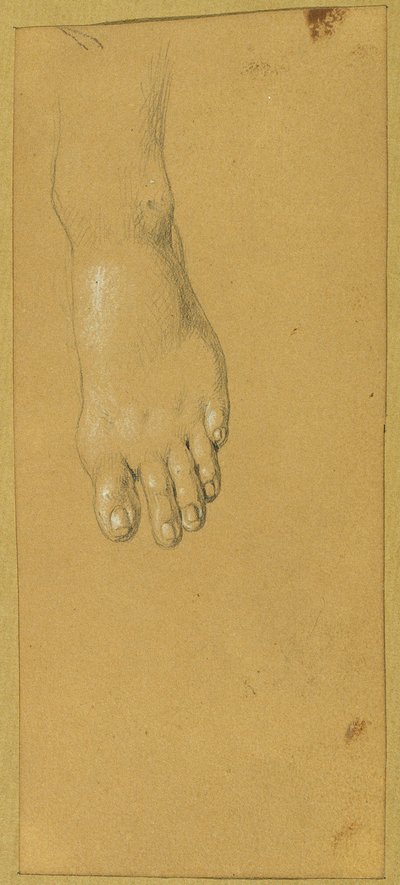 Fodstudie for "Rüdiger og Angelika" af Johann Peter Krafft