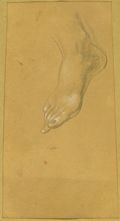 Fodstudie for "Rüdiger og Angelika" af Johann Peter Krafft