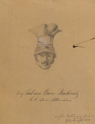 Graf Karl von Clam-Martinez af Johann Peter Krafft