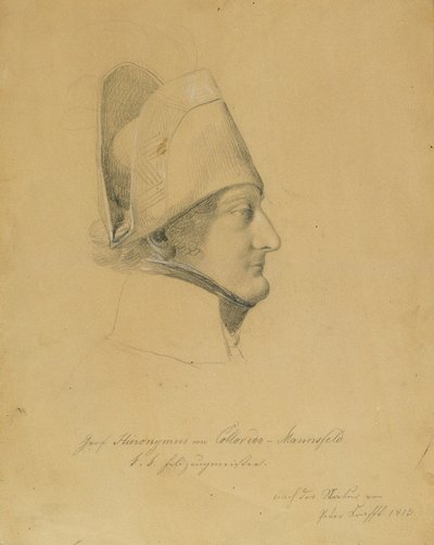 Grev Hieronymus von Colloredo-Mannsfeld af Johann Peter Krafft
