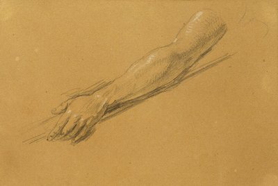 Håndstudie til "Scene fra den tyrolske frihedskamp" af Johann Peter Krafft
