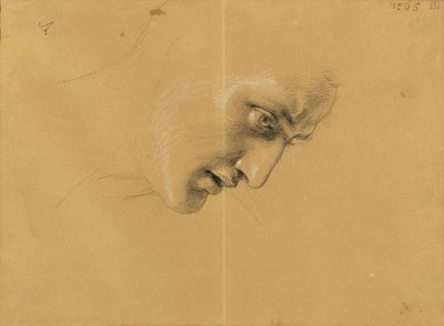 hovedstudie af Johann Peter Krafft