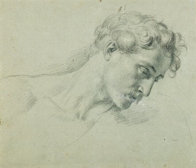 Hovedstudie for "Arindal og Daura" af Johann Peter Krafft