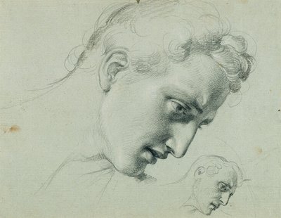 Hovedstudie for "Arindal og Daura" af Johann Peter Krafft
