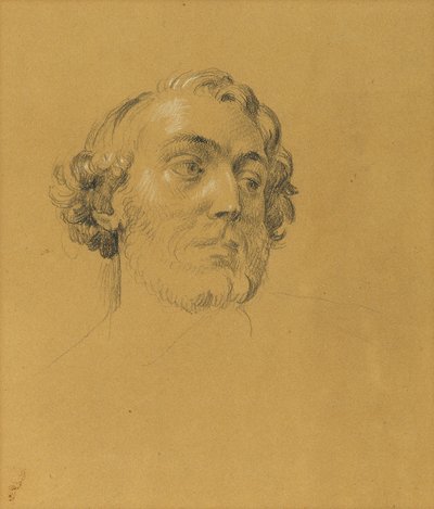 portrætstudie af Johann Peter Krafft