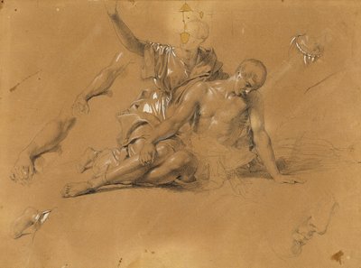 Studie til "Arindal og Daura" af Johann Peter Krafft