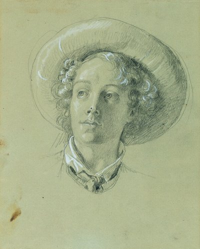 Studie til "Hermann og Dorothea i vingården" af Johann Peter Krafft