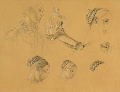 Studie til "Hermann og Dorothea i vingården" af Johann Peter Krafft