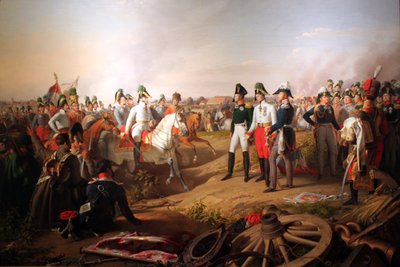 Sejrserklæring efter slaget ved Leipzig, 1813 af Johann Peter Krafft