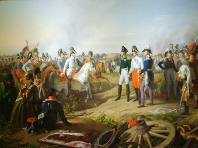 Sejrserklæring efter slaget ved Leipzig, 1813 af Johann Peter Krafft