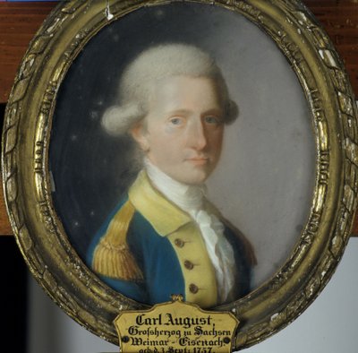 Carl August, storhertug af Sachsen-Weimar-Eisenach, 1780 af Johann Philipp Bach