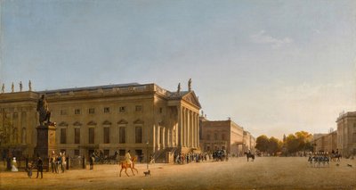 Den Kongelige Opera, Unter Den Linden, 1845. af Johann Philipp Eduard Gaertner