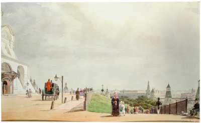 I Kreml i Moskva, 1839. af Johann Philipp Eduard Gartner