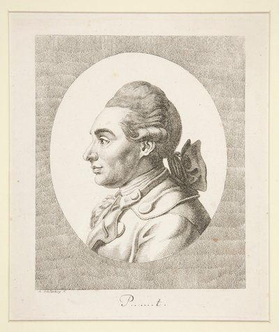 Portræt af P af Johann Rudolph Schellenberg