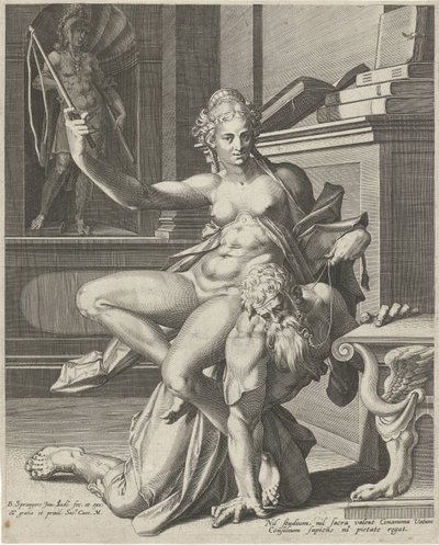 Aristoteles og Phyllis af Johann Sadeler (I)