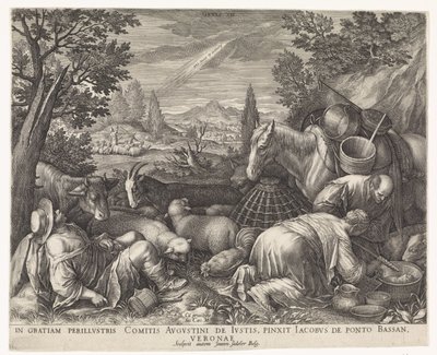 Abrahams kaldelse af Johann Sadeler (I)