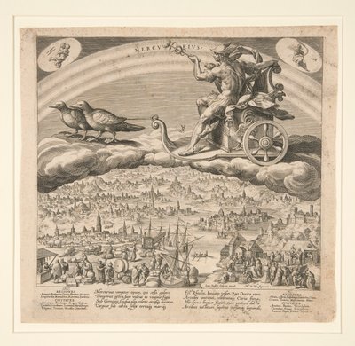 Merkur, fra en serie af de syv planeter af Johann Sadeler I