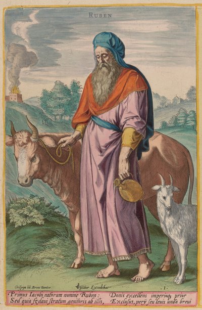 Ruben, ca. 1585. af Johann Sadeler I