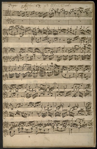 Tilføj MS 35021, f.14 Prelude 17 è Fugue, fra 