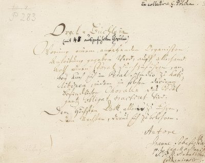 Titelblad til Orgelhæfte. Omkring 1700-1719 af Johann Sebastian Bach