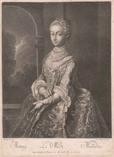 Middag af Johann Simon Negges