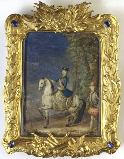 Rytterportræt af kejserinde Catherine II 1729-1796 af Johann Stenglin