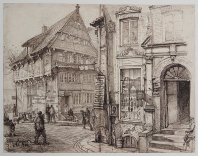 HH-Riefesell-16-Ecke-Kajen-Deichstrasse-08-02-1884 af Johann Theobald Riefesell