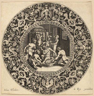 Sardanapalus bad af Johann Theodor de Bry