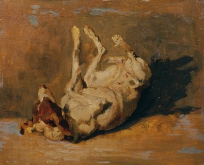 Vælgende hund af Johann  Till der Jüngere