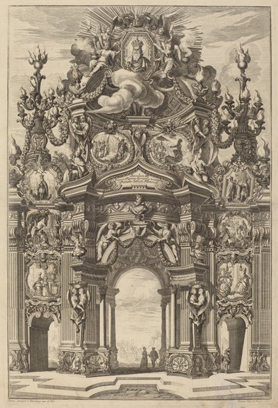 Triumfbue for Henrik II af Johann Ulrich Kraus, after Peter Schubert von Ehrenberg