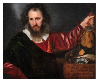 Allegory of Greed (eller Reality), ca. 1670-75 (olie på uforet lærred) af Johann Ulrich Mayr