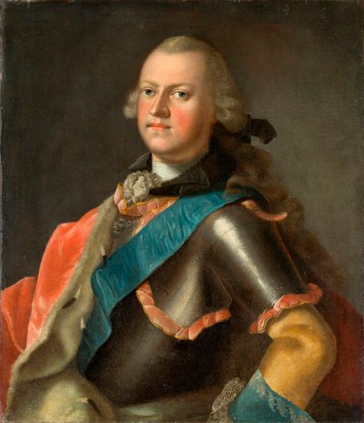 Hertug Ernst Friedrich III Carl af Sachsen-Hildburghausen (1727-1780) af Johann Valentin Tischbein
