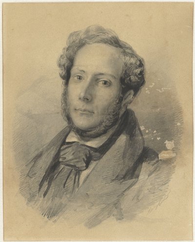 Selvportræt af Johann Wilhelm Kaiser (I) af Johann Wilhelm Kaiser (I)