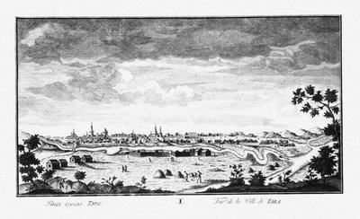 Udsigt over Tara, ca 1735 af Johann Wilhelm Lürsenius