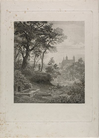 Nærmer sig foråret af Johann Wilhelm Schirmer